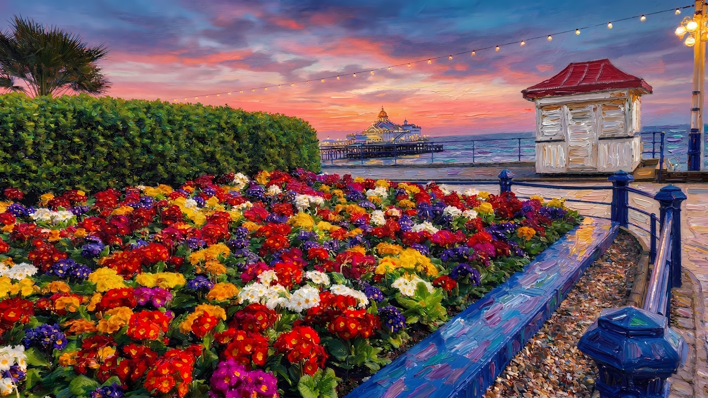 Eastbourne Sunset artwork image
